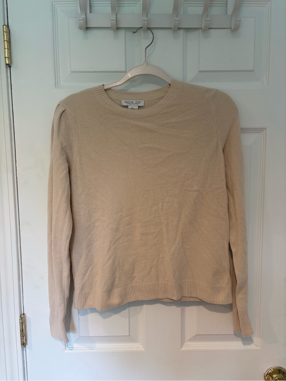 Rachel Zoe Beige Crewneck Sweater - S